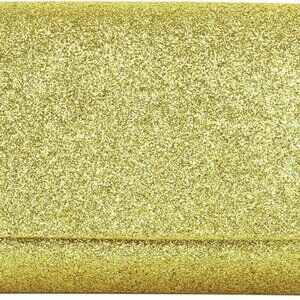 Small Metallic Glitter Clutch Evening Bag Womens Party Night Out